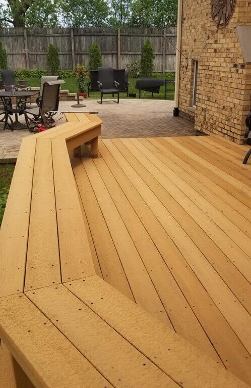 Photo of a restored deck