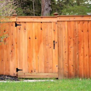 Photo of a stained fence by Powerhouse